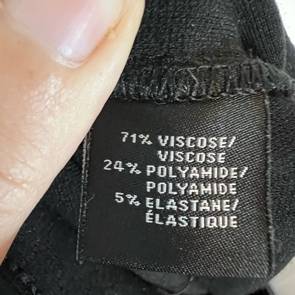 Lafayette 148 Wide Leg Black Trouser Pants - Picture 6 of 7